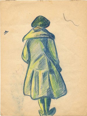 Шурига Пелагея Николаевна. Девушка в пальто 